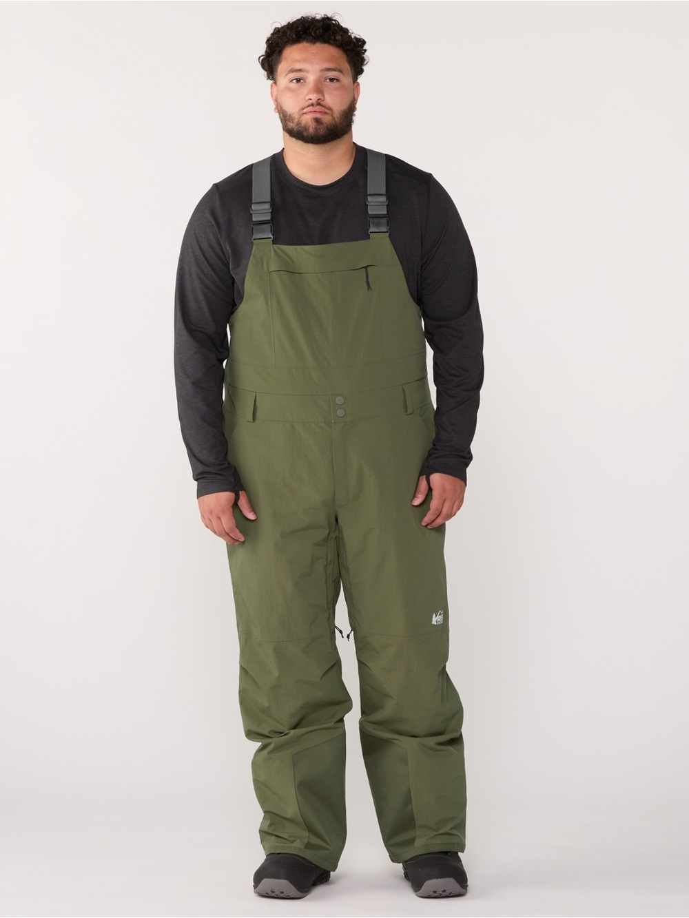 REI Co-op Powderbound Insulated Bib Snow Pants Peak 2L - Men's XXL Army green